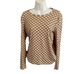 JONES New York signature long sleeve top size M